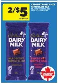 Cadbury Family Size Chocolate Bar