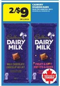 Cadbury Sharing Bars