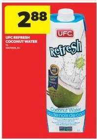 UFC Refresh Coconut Water