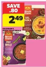 Haldiram's Ready to Eat Meals