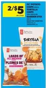 PC Potato Chips or Tortilla Chips