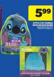 Stitch 3 in 1 Bubble Bath or Bath Bomb