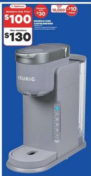 KEURIG-ICED COFFEE BREWER