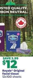 Royale Original facial tissue