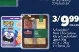 Schneiders Mini Charcuterie Kit or Lunch Mate Lunch Kits