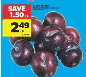 BLACK PLUMS