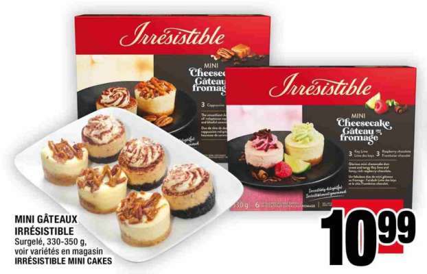 MINI GÂTEAUX IRRÉSISTIBLE