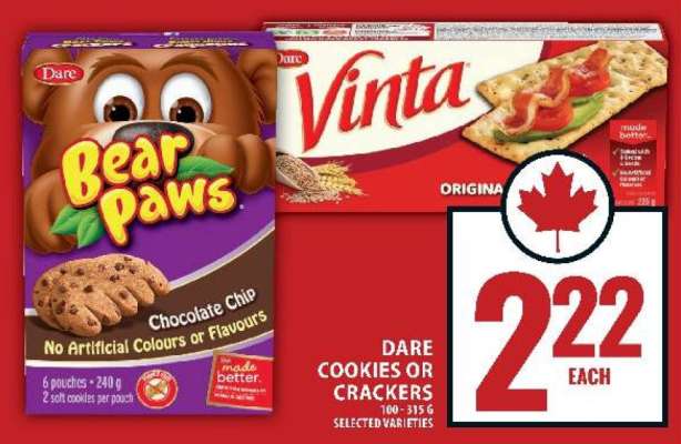 DARE COOKIES or CRACKERS