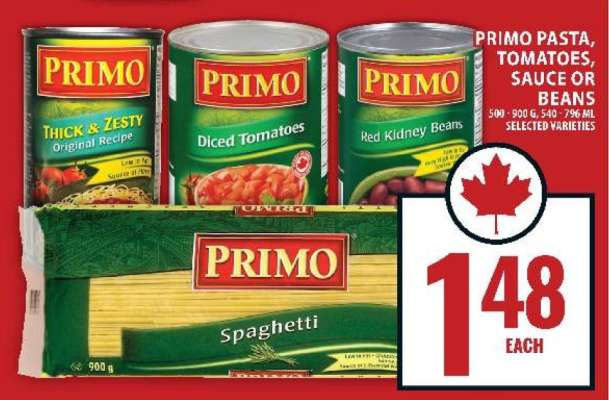 Primo Pasta, Tomatoes, Sauce or Beans