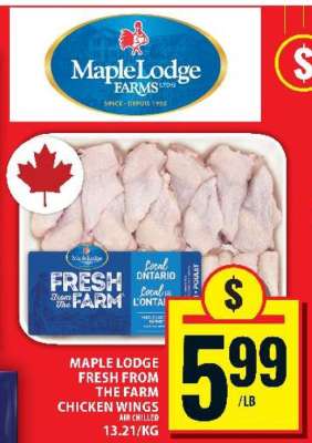 Maple Lodge Fresh From the Farm Chicken Wings
