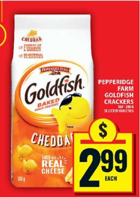PEPPERIDGE FARM GOLDFISH CRACKERS