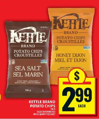 KETTLE BRAND POTATO CHIPS