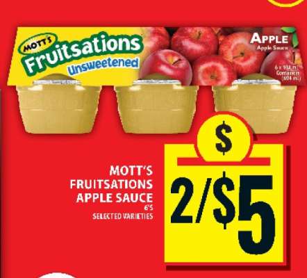 Mott's Fruitsations Apple Sauce