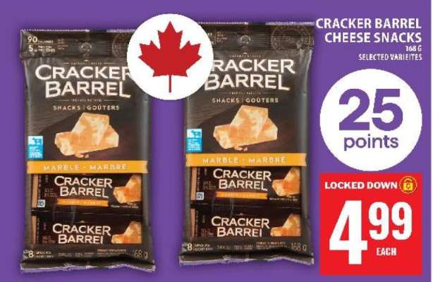CRACKER BARREL CHEESE SNACKS