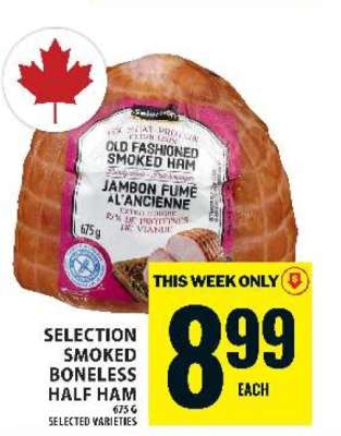 SELECTION SMOKED BONELESS HALF HAM