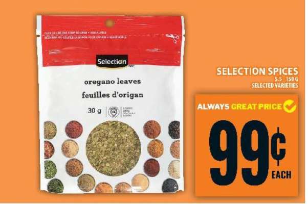 Selection Spices - Oregano Leaves