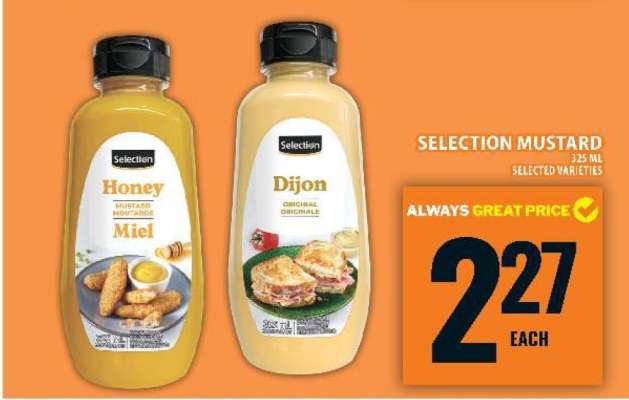 SELECTION MUSTARD