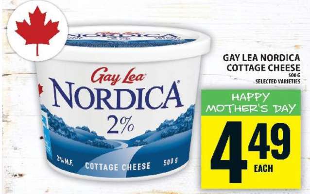GAY LEA NORDICA COTTAGE CHEESE