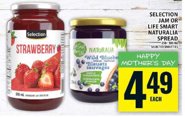 SELECTION JAM OR LIFE SMART NATURALIA SPREAD
