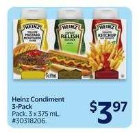 Heinz Condiment 3-Pack