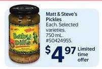 Matt & Steve's Pickles