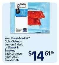 Your Fresh Market Coho Salmon