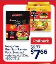 Nongshim Premium Ramen Pack