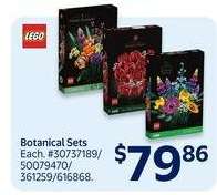 LEGO Botanical Sets