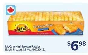 McCain Hashbrown Patties