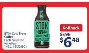 Stok Cold Brew Coffee