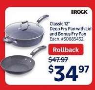 Classic 12" Deep Fry Pan with Lid and Bonus Fry Pan