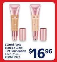 L'Oréal Paris Lumi Le Glow Tint Foundation