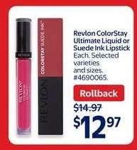 Revlon ColorStay Ultimate Liquid or Suede Ink Lipstick