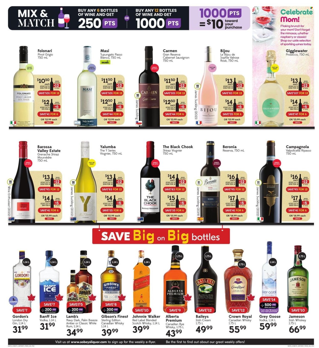 Sobeys Liquor flyer  - May 08, 2025 - May 14, 2025.