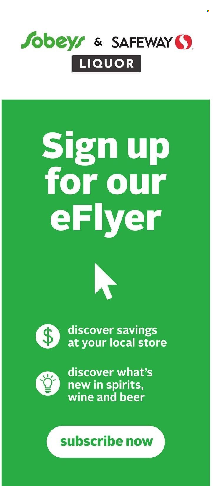 Sobeys Liquor flyer  - May 08, 2025 - May 14, 2025.