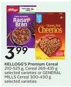 KELLOGG'S Premium Cereal or GENERAL MILLS Cereal