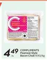 COMPLIMENTS Peameal-Style Bacon Chub