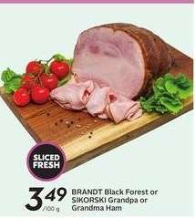 BRANDT Black Forest or SIKORSKI Grandpa or Grandma Ham