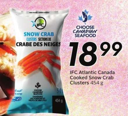 IFC Atlantic Canada Cooked Snow Crab Clusters 454 g