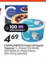 COMPLIMENTS Frozen Whipped Topping