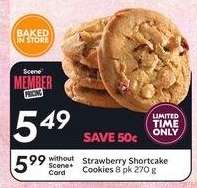 Strawberry Shortcake Cookies 8 pk 270 g