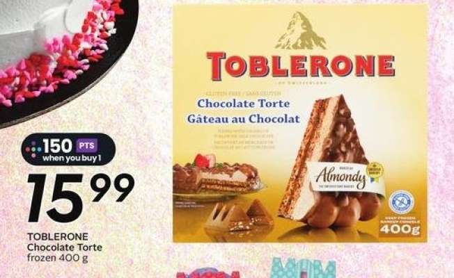 TOBLERONE Chocolate Torte frozen 400 g