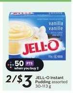 JELL-O INSTANT PUDDING
