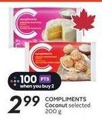 COMPLIMENTS Coconut selected