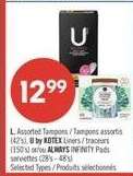 ASSORTED Tampons