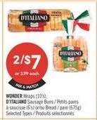 D'ITALIANO Sausage Buns / Bread