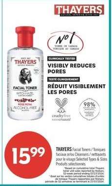 Thayers Facial Toners