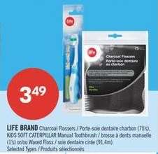 LIFE BRAND Charcoal Flossers