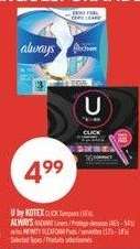 U by KOTEX CLICK Tampons