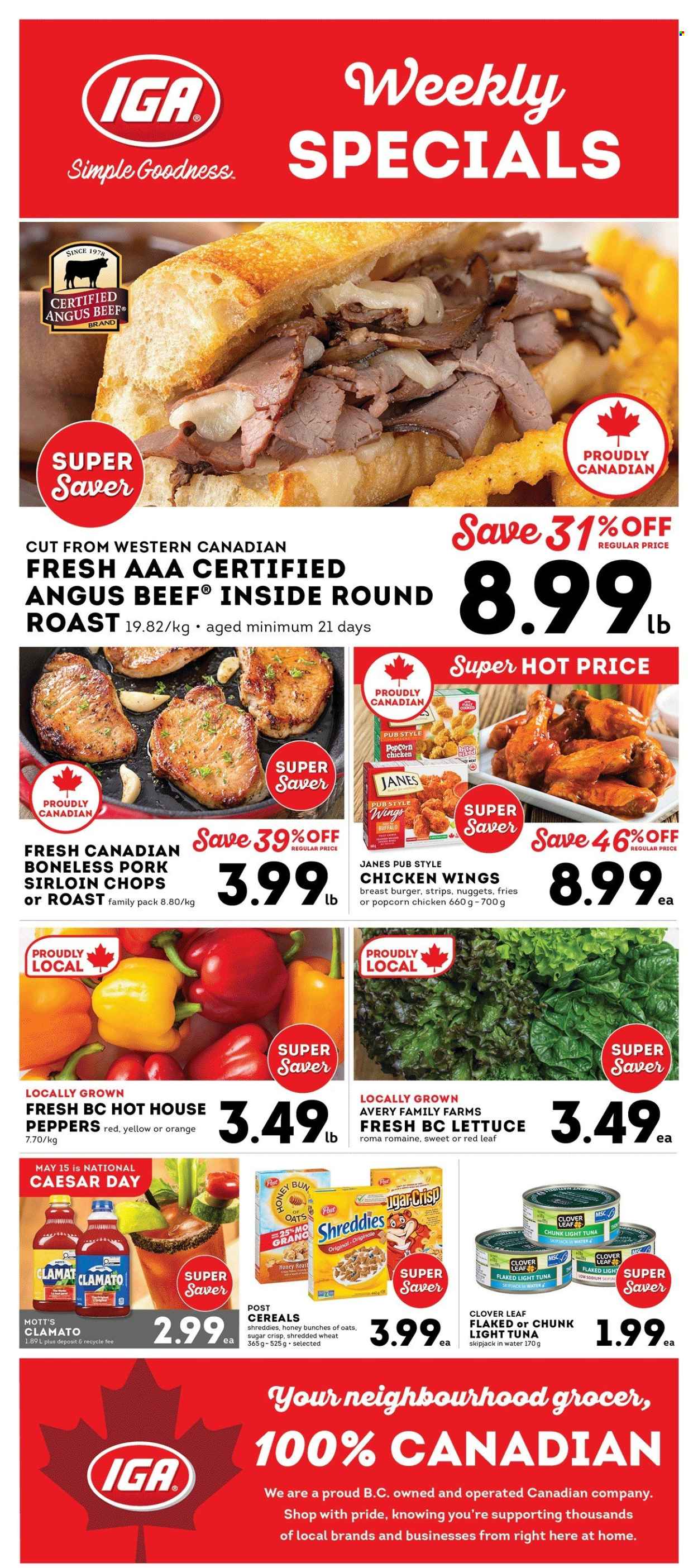 IGA Simple Goodness flyer  - May 09, 2025 - May 15, 2025.